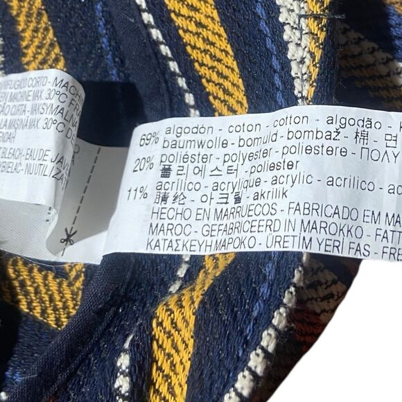 Zara Trafaluc Skort Multicolor Striped Skirt Shorts Women's Size S - Picture 7 of 8